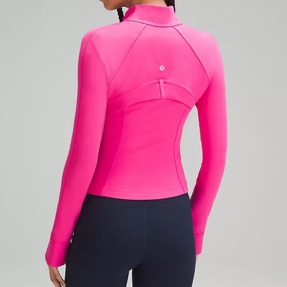 Lululemon Cropped Define Jacket Nulu Sonic Pink 0 - Picture 10 of 10